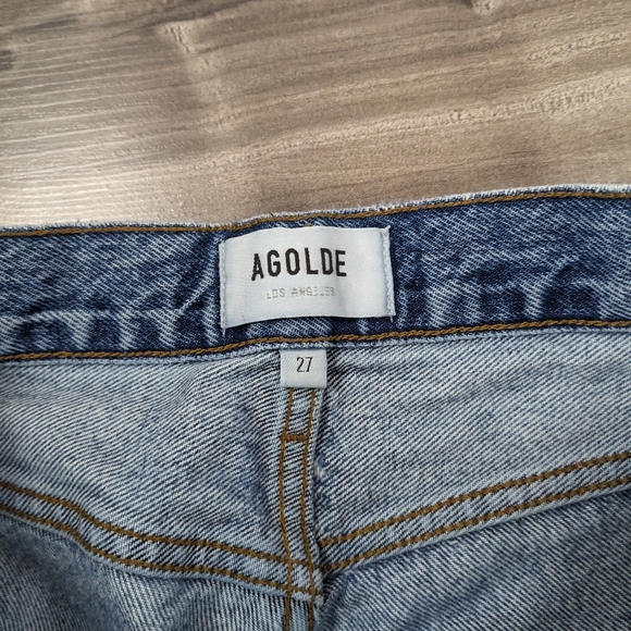Agolde Ripley Mid Rise Straight Size 27 - Picture 8 of 13